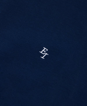 EI Monogram Fleece Cutoff Crewneck - Navy