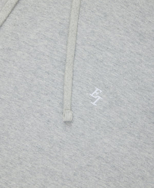 EI Monogram Fleece Hoodie - Heather Grey