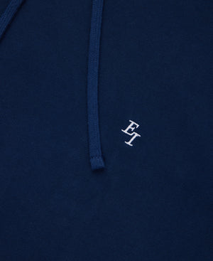 EI Monogram Fleece Hoodie - Navy