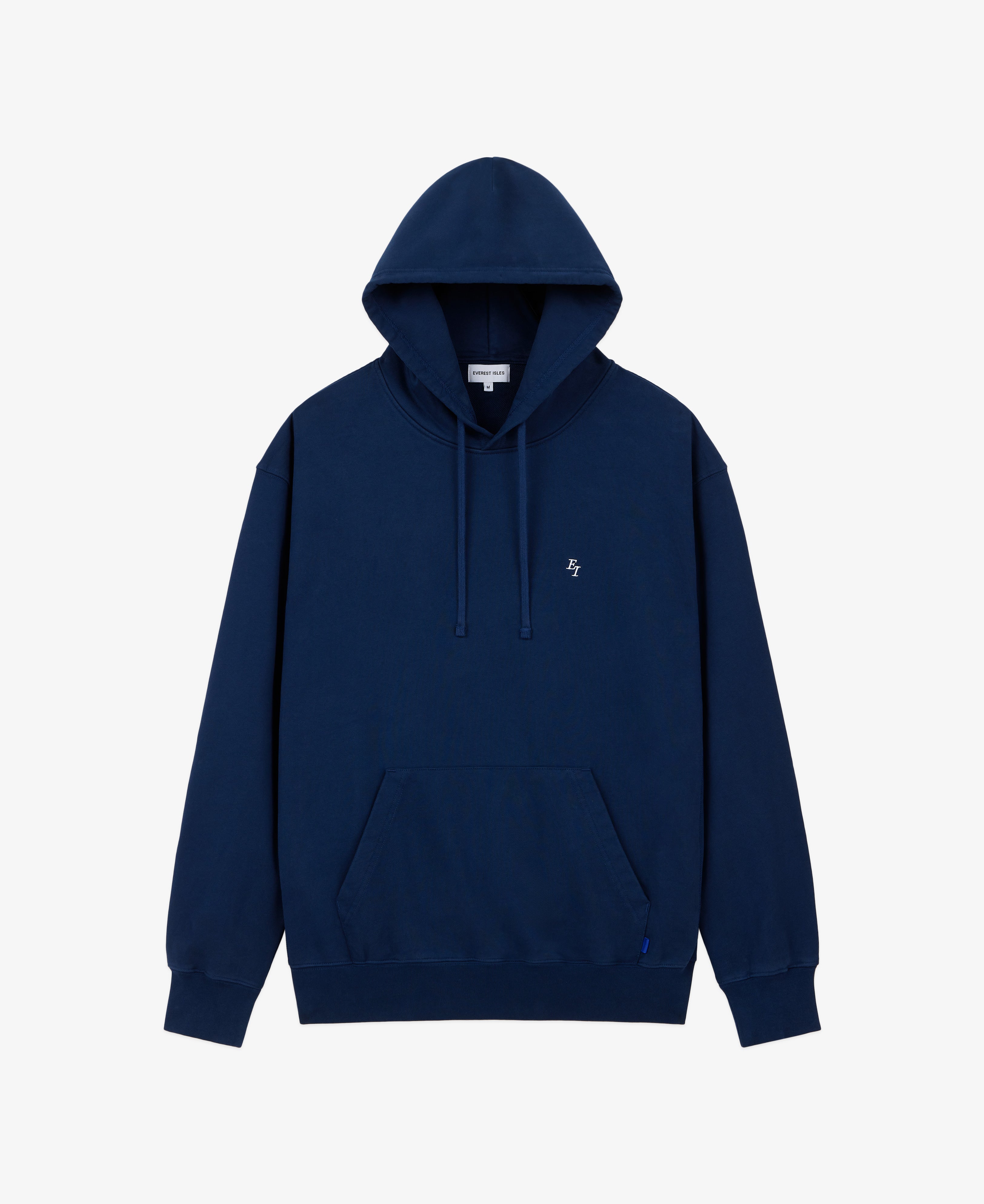 EI Monogram Fleece Hoodie - Navy