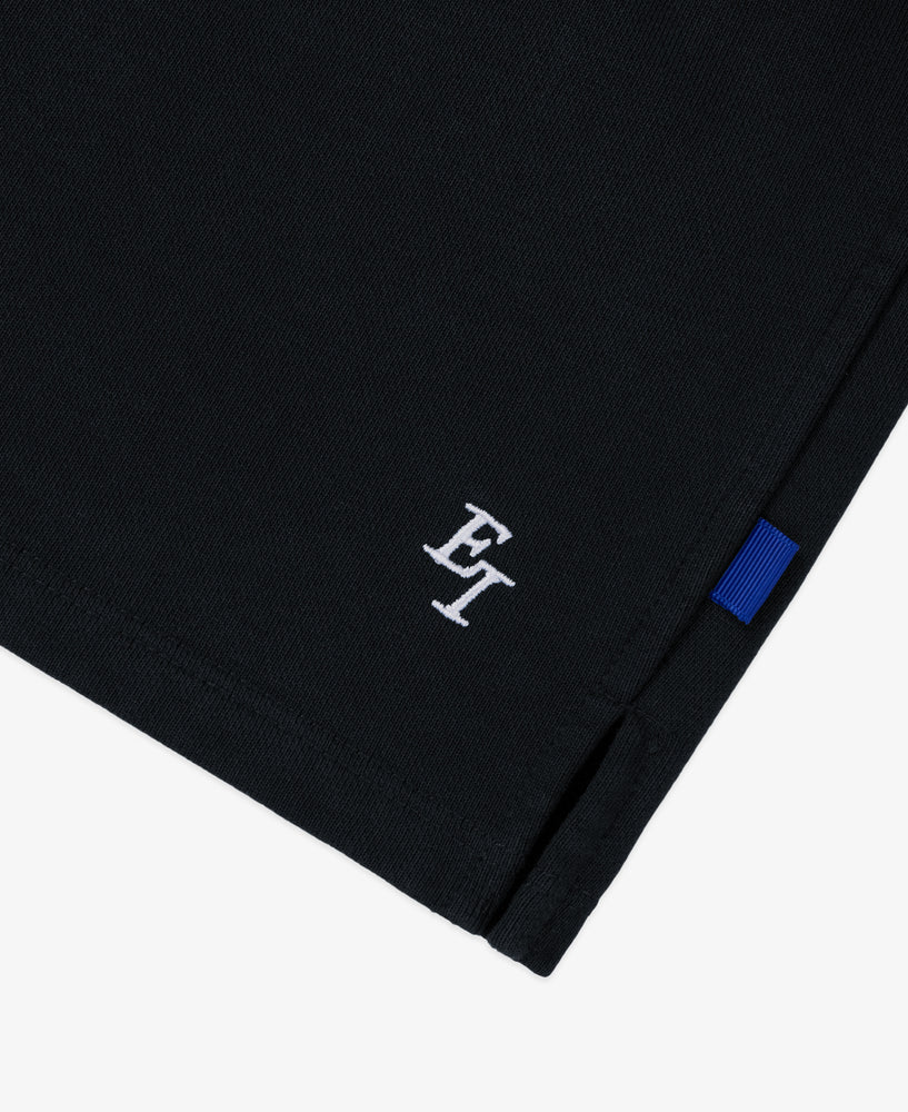 EI Monogram Fleece Soccer Short - Black