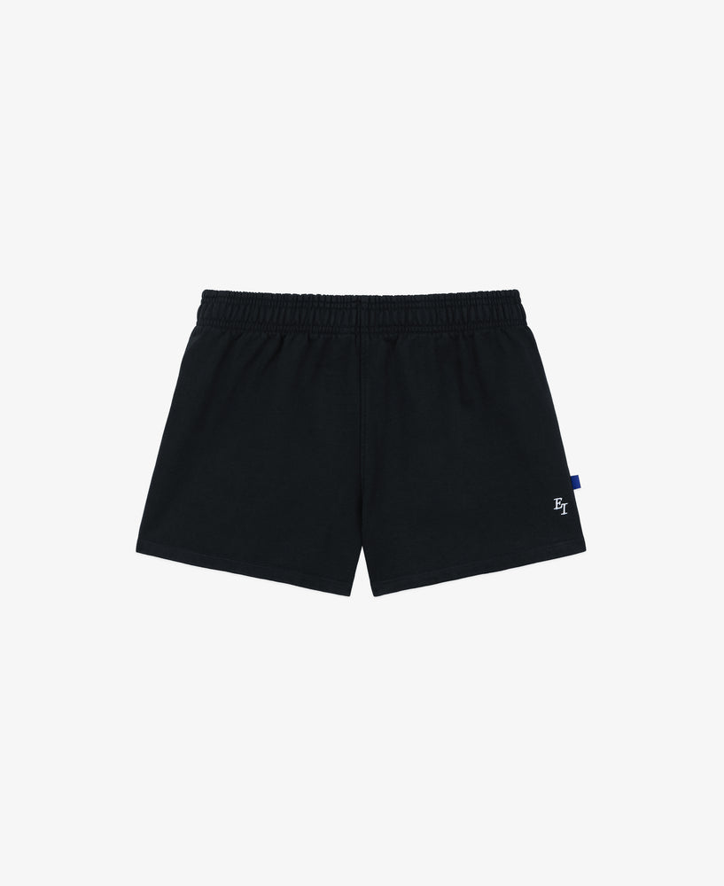 EI Monogram Fleece Soccer Short - Black