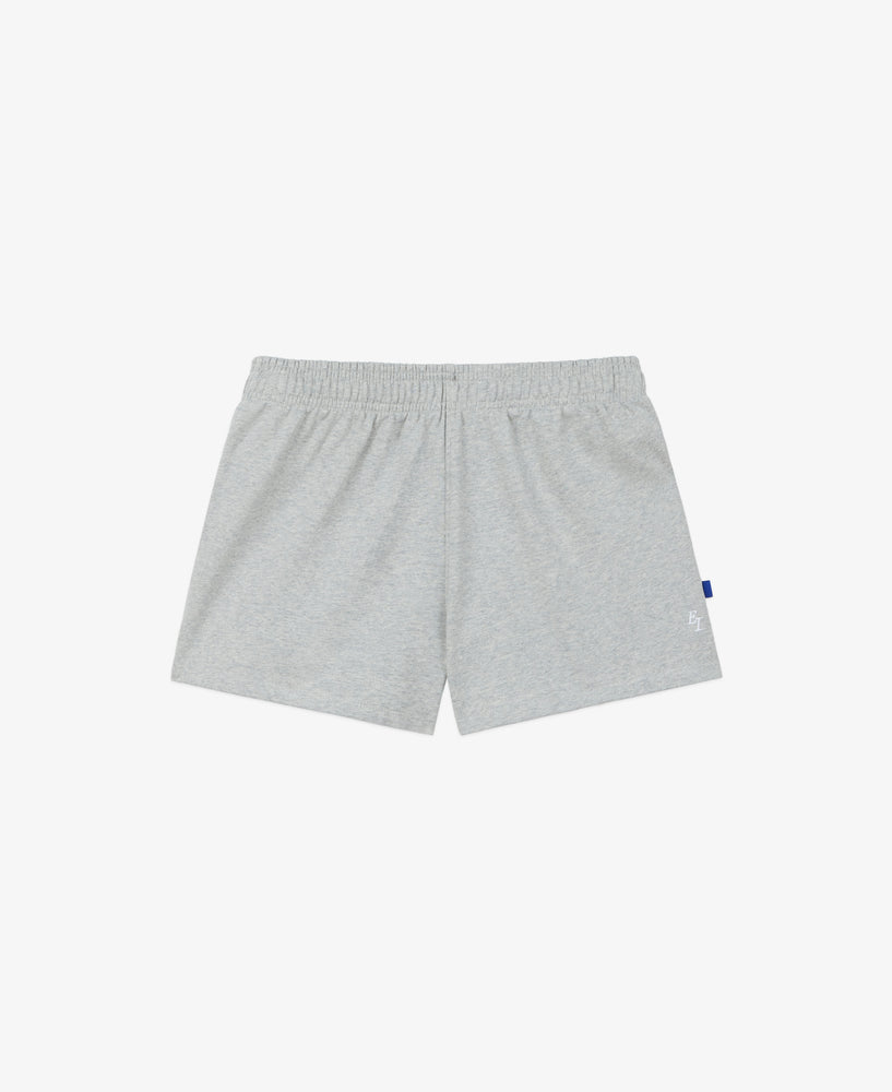 EI Monogram Fleece Soccer Short - Heather Grey