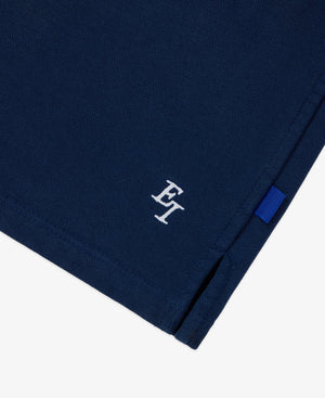 EI Monogram Fleece Soccer Short - Navy