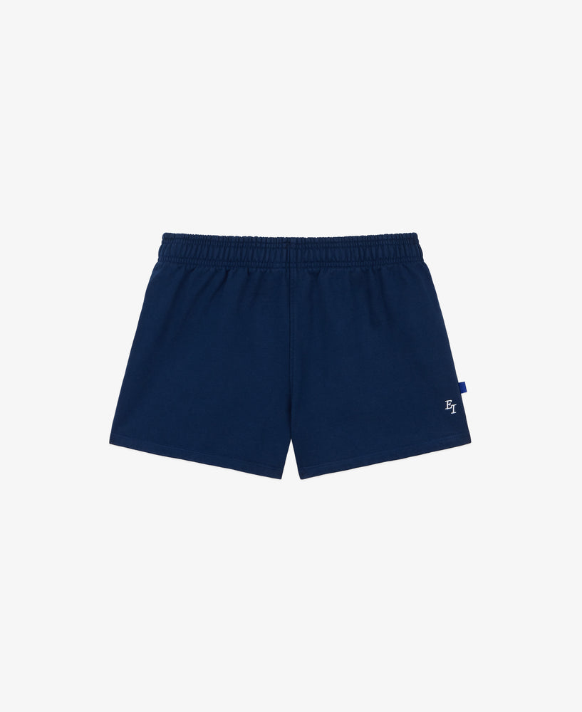 EI Monogram Fleece Soccer Short - Navy