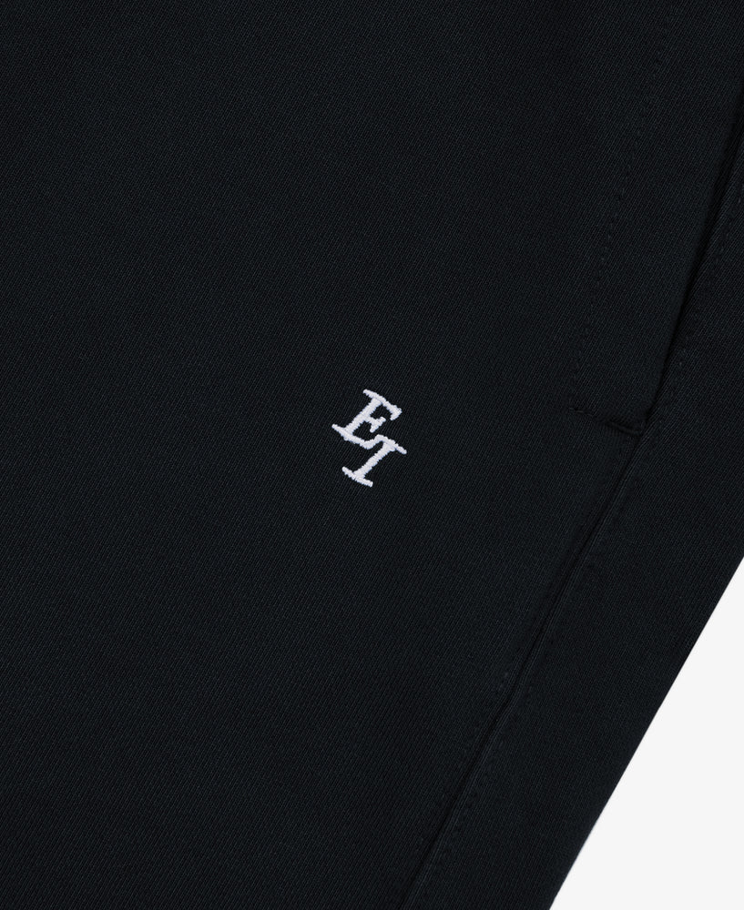 EI Monogram Fleece Sweatpant - Black