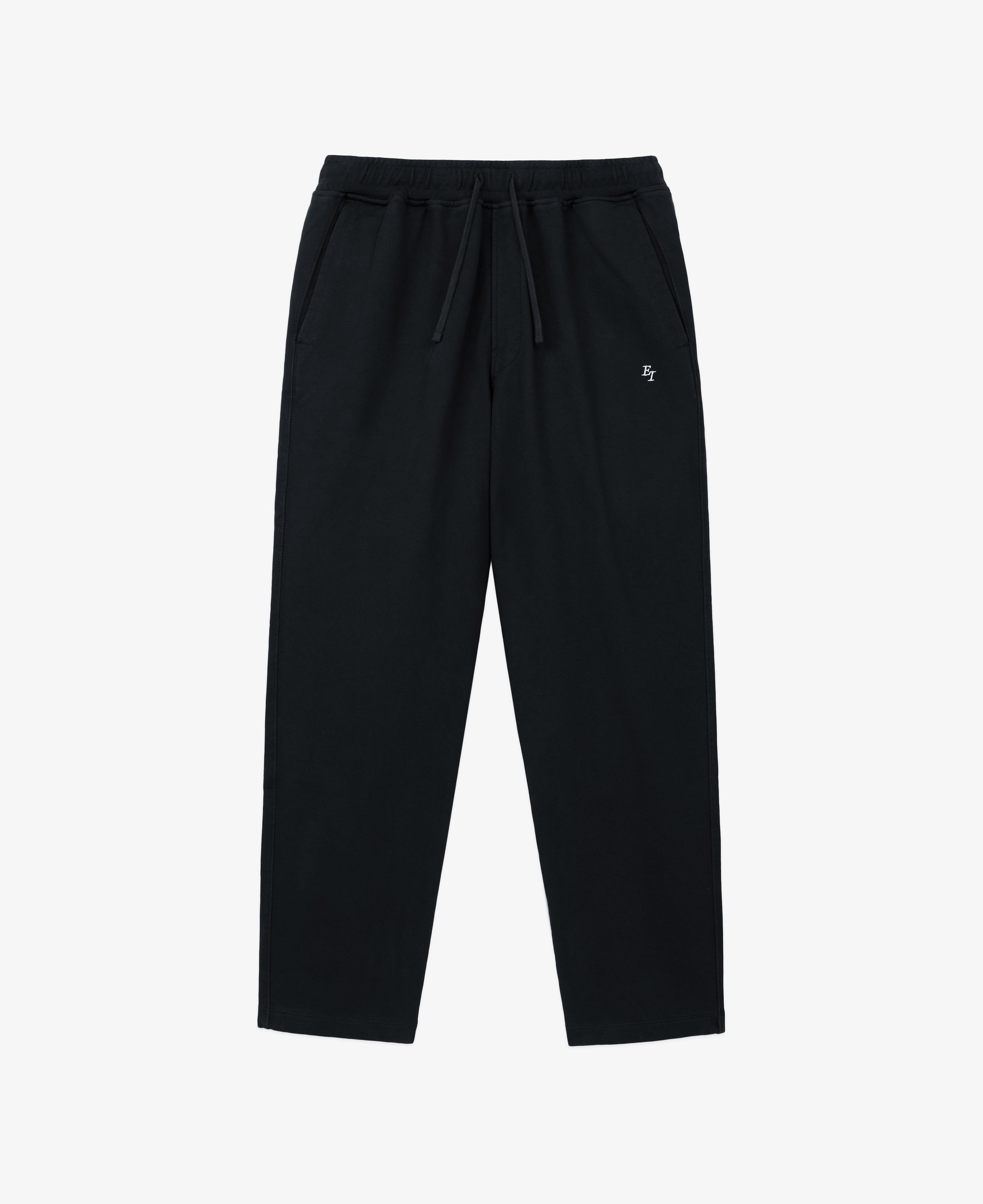 EI Monogram Fleece Sweatpant - Black