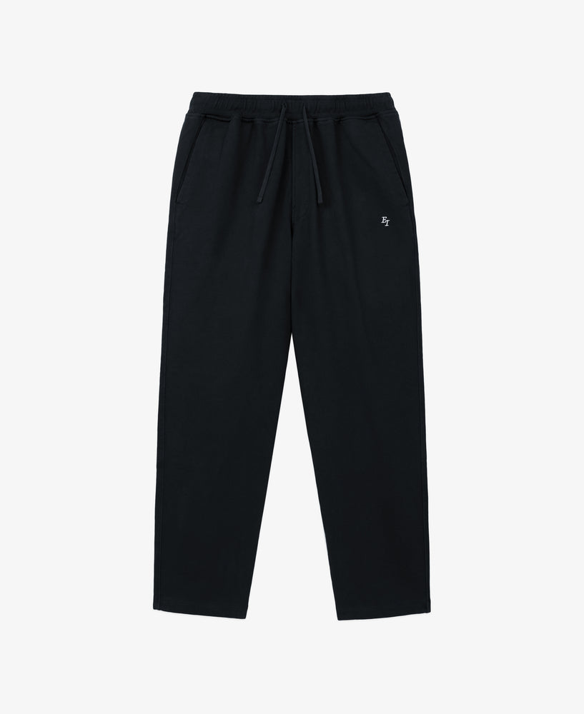 EI Monogram Fleece Sweatpant - Black