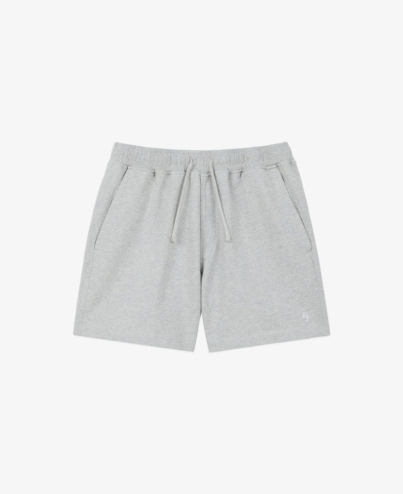 EI Monogram Fleece Sweatshort - Heather Grey