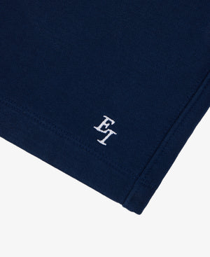 EI Monogram Fleece Sweatshort - Navy